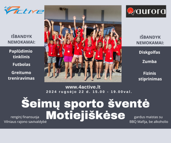 Šeimų sporto šventė Motiejiškėse