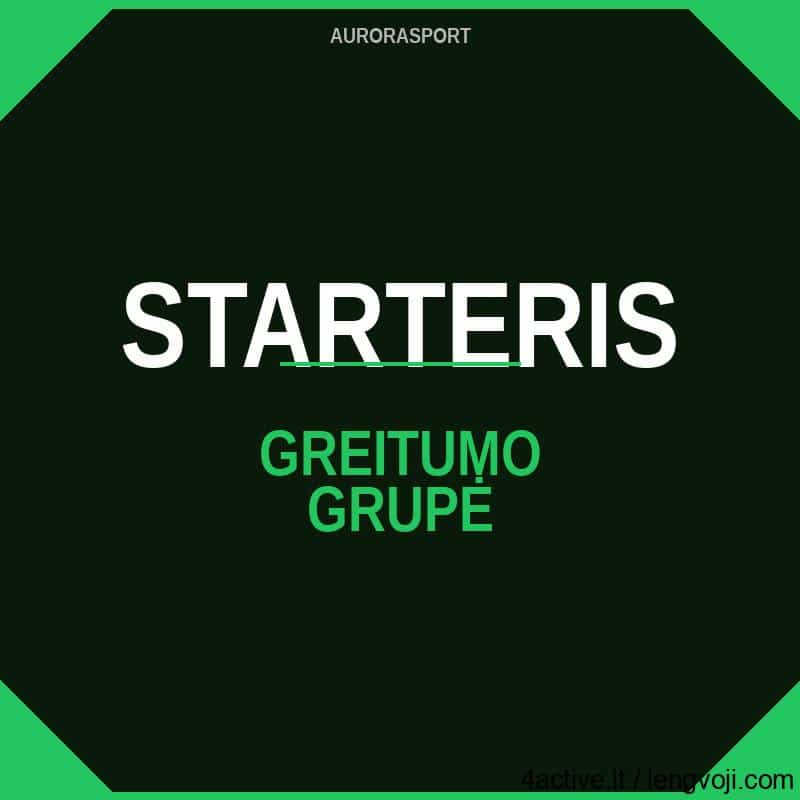 Greitumo treniravimo grupė – Starteris